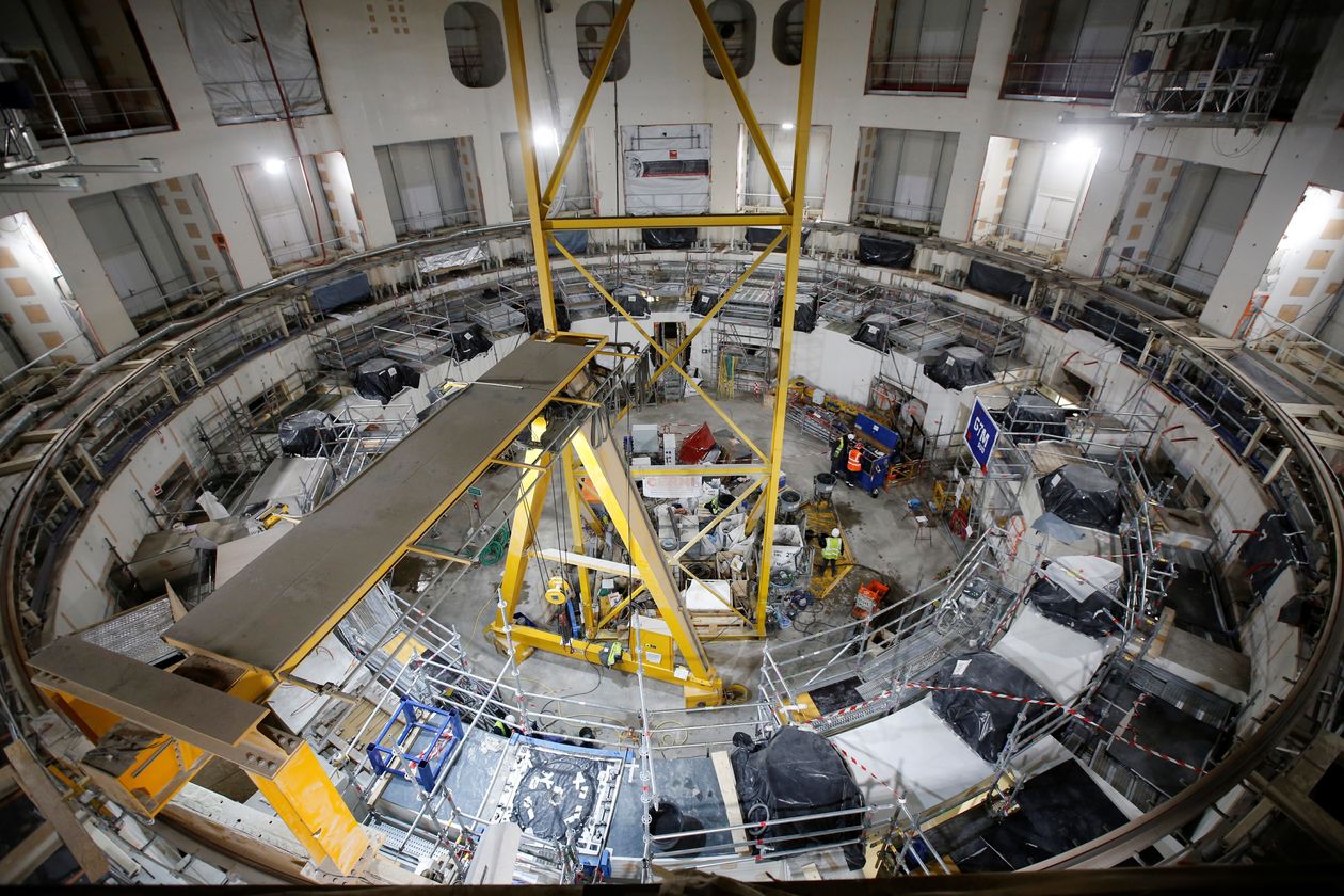 The 35-country consortium known as ITER is building the world’s biggest fusion system, with a 98-foot-tall drum and 37-foot-high donut-shaped reactor core, in southern France.